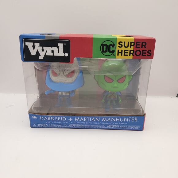 DC Super Heroes Funko Vynl Darkseid Martain Manhunter Vinyl Figures - Picture 1 of 6
